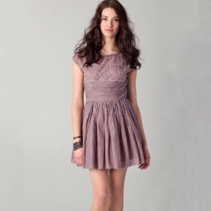 Free People Lavender Mini Dress